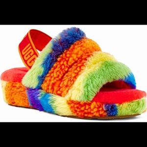 Ugg fluffy slippers